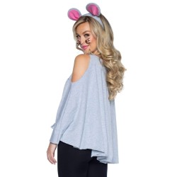 2 Pc Mouse Costume Poncho Set - One Size